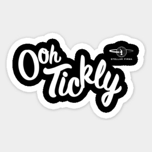 "Ooh Tickly" Sticker