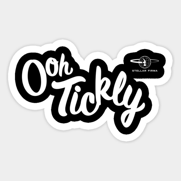 "Ooh Tickly" Sticker by Rusty Quill