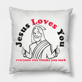 JESUS LOVES YOU Pillow