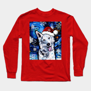 Swiss Shepherd Santa Long Sleeve T-Shirt