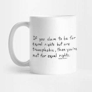 Equal Rights (transparent background) Mug