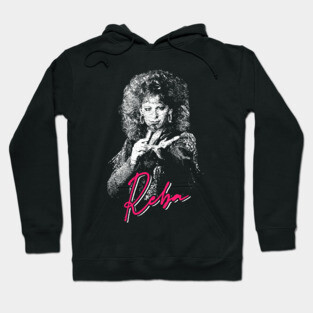 Reba // Vintage-Style 80s Fan Design Hoodie