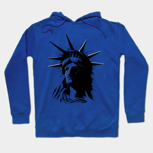 Splatter Statue of Liberty Hoodie