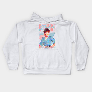 Reba McEntire // Vintage Faded 80s Style Fan Design Kids Hoodie