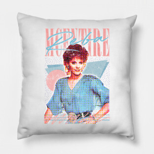 Reba McEntire // Vintage Faded 80s Style Fan Design Pillow