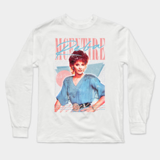 Reba McEntire // Vintage Faded 80s Style Fan Design Long Sleeve T-Shirt