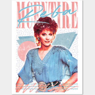 Reba McEntire // Vintage Faded 80s Style Fan Design Posters and Art