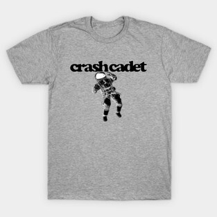 Crash Cadet Cosmonaut - Black T-Shirt
