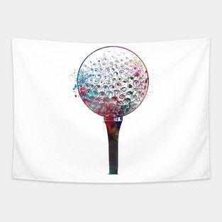 Golf player #sport #golf Tapestry