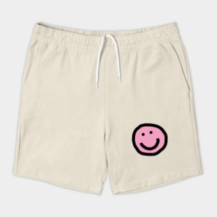 Pink Smiley Face Shorts