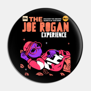 The Joe Rogan Experience Hipster Alien Pin