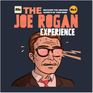 The Joe Rogan Experience Comic Book Style Posters and Art