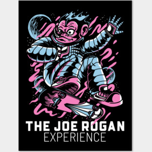 Joe Rogan Alpha Space Monkey Skater Posters and Art