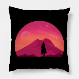 Rider from mars Pillow
