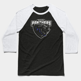 Wakanda Panthers (Black Print) Baseball T-Shirt