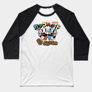 Cuphead and Mugman Baseball T-Shirt