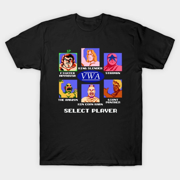 Amazon Funny Wrestling T Shirts Pro Wrestling NES Nes T-Shirt