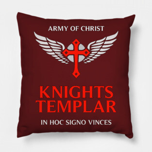 Knights Templar Unique Custom Designed Epic Insignia Pillow