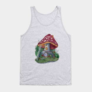 Mushroom House Tank Top