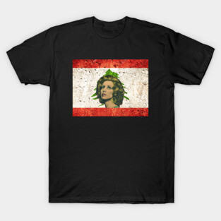 Lebanon flag fairuz T-Shirt