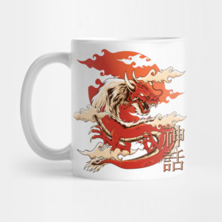 Japanese dragon Mug