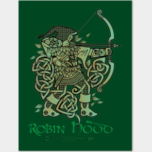 Robin Hood (Green Copper Version) Posters and Art