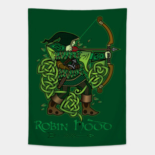 Robin Hood (Full Color Version) Tapestry
