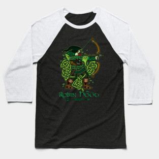 Robin Hood (Full Color Version) Baseball T-Shirt