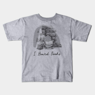 I Hoard Books Kids T-Shirt
