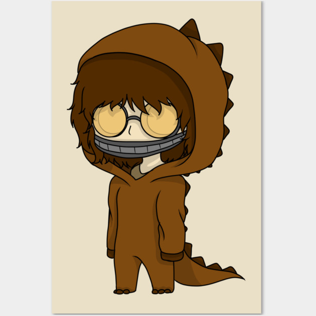 ticci toby dinosaur chibi Creepypasta Posters and Art Prints