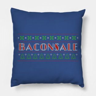 Jingle Baconsale Pillow