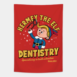 Hermey The Christmas Elf Dentistry Tapestry