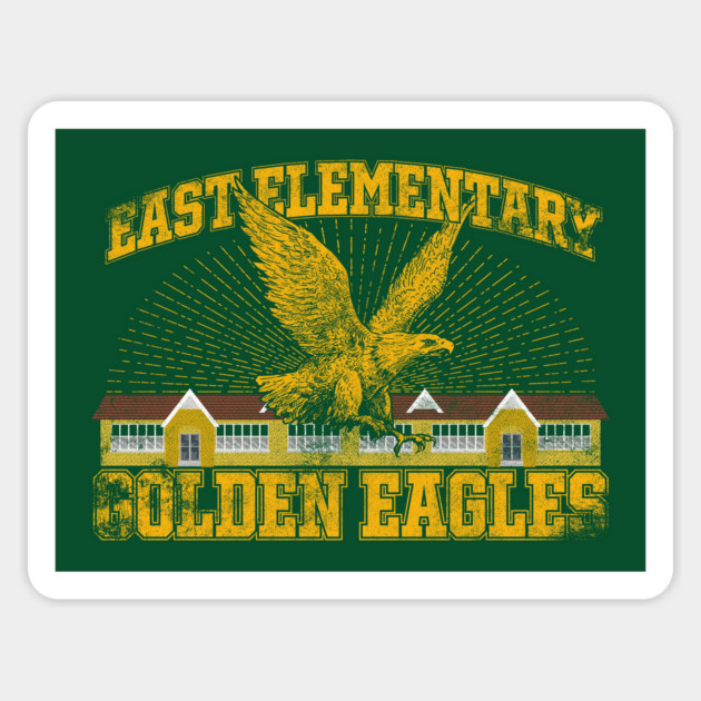 East Elementary Golden Eagles Sticker by rt-shirts