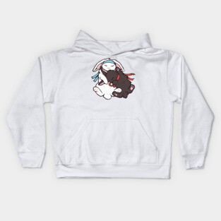 Wangxian bunnies Kids Hoodie