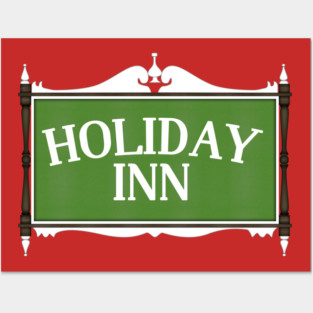 Holiday Inn 1942 Bing Crosby Hotel Christmas Sign Posters and Art