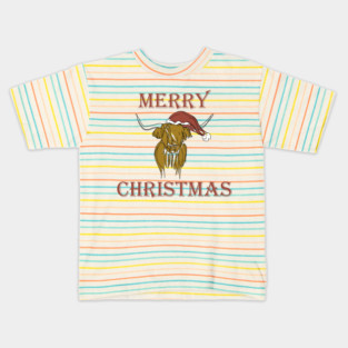Christmas Cow Kids T-Shirt