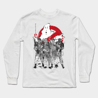 Ghostbusters sumi-e Long Sleeve T-Shirt
