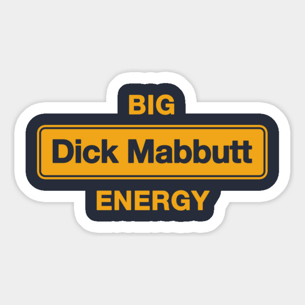 Big Dick Mabbutt Energy Magnet by dumbshirts