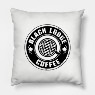 Black Lodge Coffee (Alt Print) Pillow
