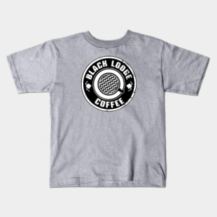 Black Lodge Coffee (Alt Print) Kids T-Shirt