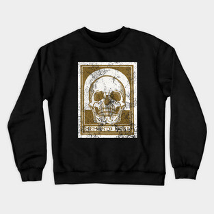 Memento Mori Skull Crewneck Sweatshirt