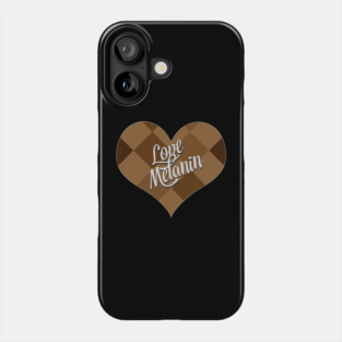 Love Melanin Valentine's Day Phone Case