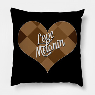 Love Melanin Valentine's Day Pillow