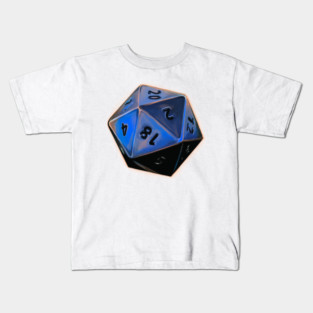 Fantastical Blue  D20 Kids T-Shirt