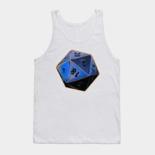 Fantastical Blue  D20 Tank Top