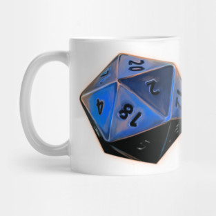 Fantastical Blue  D20 Mug