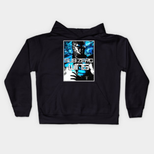 sub-zero wins flawless victory fatality Kids Hoodie