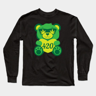 420 Bear Long Sleeve T-Shirt