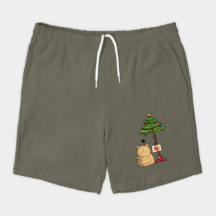 Funny Cat Christmas Tree Shorts