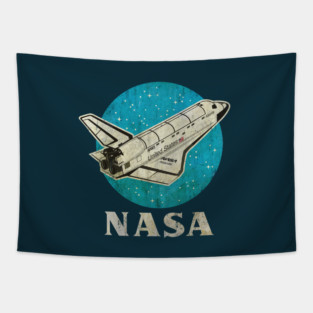 USA Space Shuttle Infinite Travel V01 Tapestry